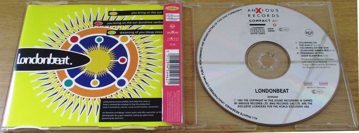 LONDONBEAT You Bring on the Sun Single [CD Singles Box]
