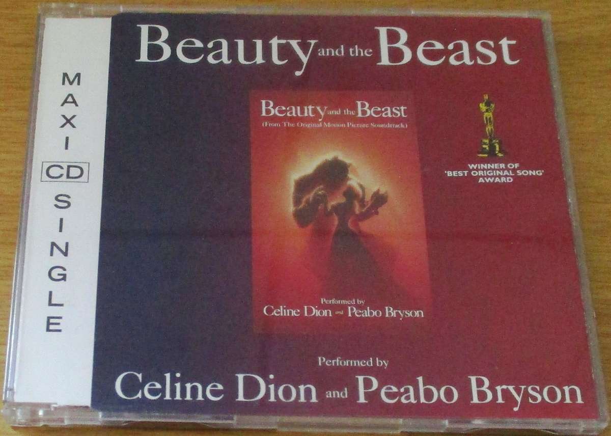 CELINE DION and PEABO BRYSON Beauty and the Beast CD Single [CD Singles Box]