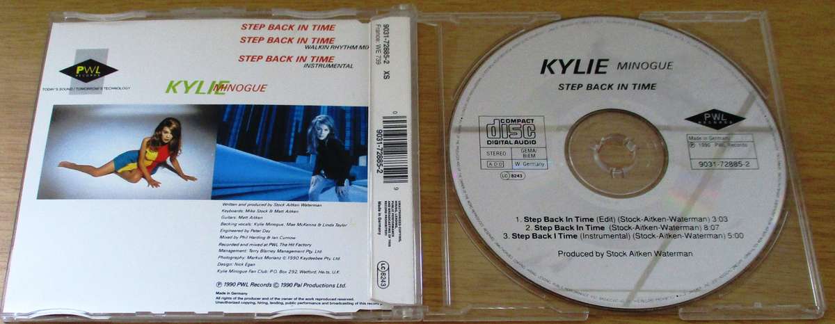 KYLIE MINOGUE Step Back In Time CD Single [CD Singles Box]