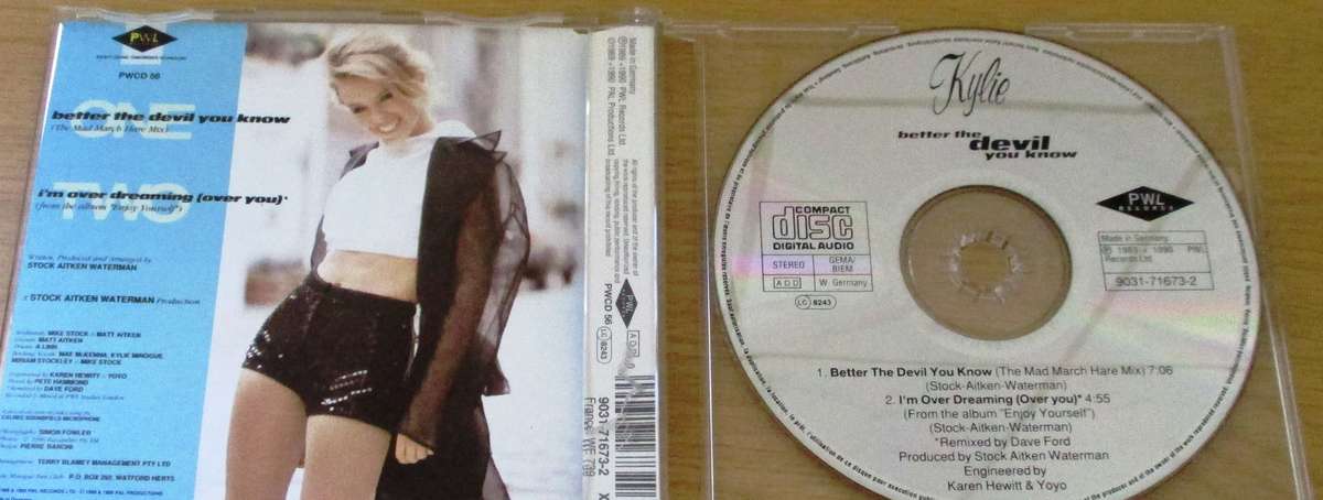 KYLIE MINOGUE Better The Devil You Know CD Single [CD Singles Box]