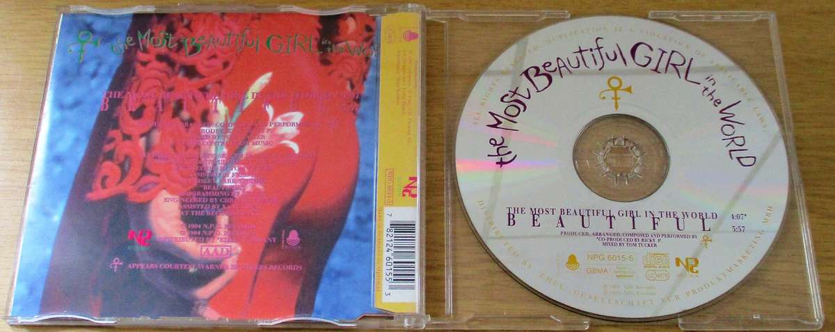 PRINCE The Most Beautiful World in the World CD Single [CD Singles Box]