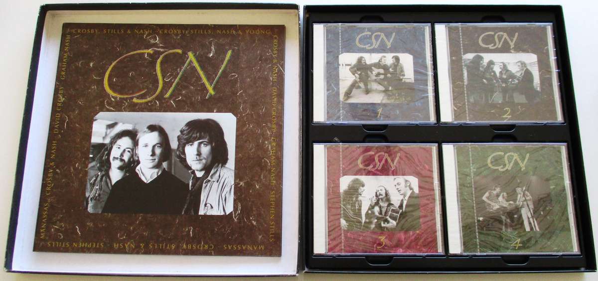 CROSBY STILLS & NASH CSN 4xCD BOX SET [USED RECORD SHELF]