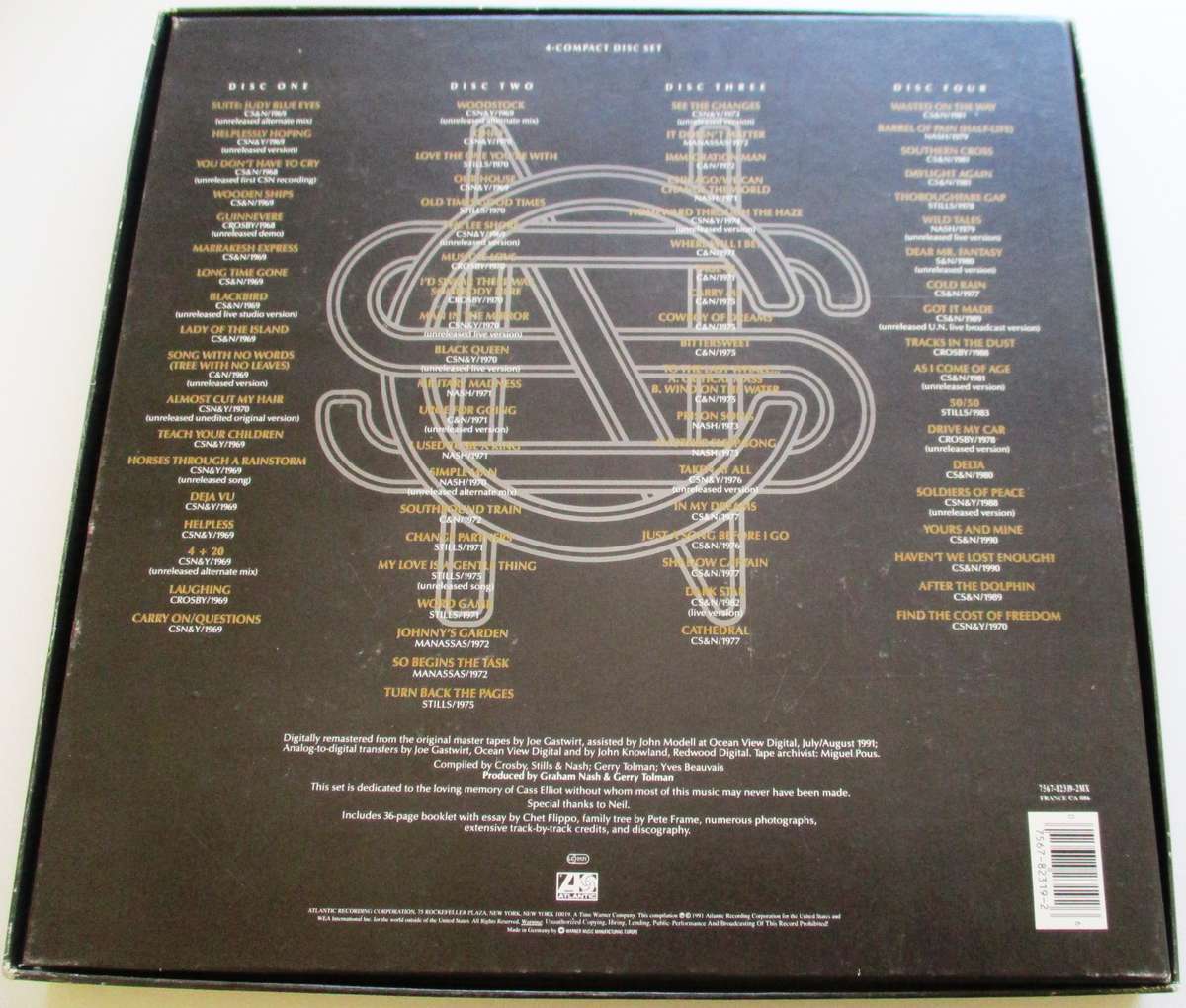 CROSBY STILLS & NASH CSN 4xCD BOX SET [USED RECORD SHELF]
