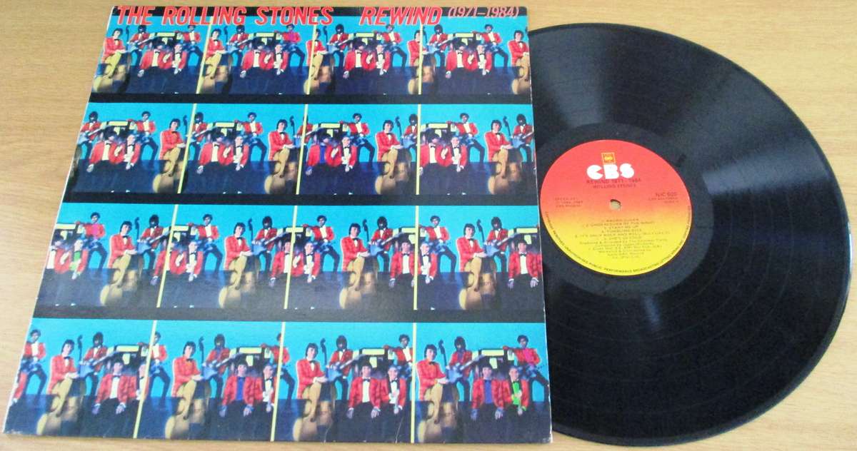 THE ROLLING STONES Rewind 1971-1984 LP VINYL Record
