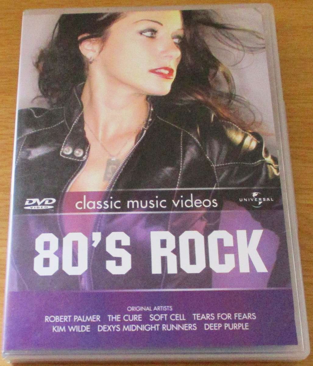 80'S ROCK 16 Classic Music Videos DVD