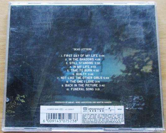 THE RASMUS Dead Letters CD [Gx33]