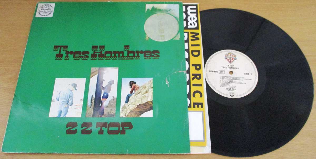 ZZ TOP Tres Hombres LP VINYL Record