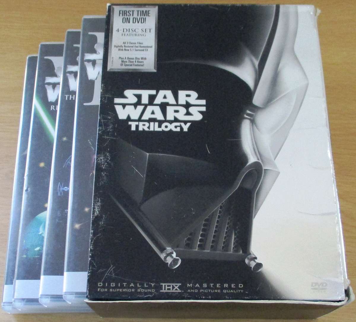 STAR WARS TRILOGY 4xDVD BOX SET [Box Set Shelf]