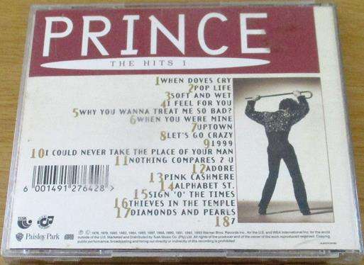 PRINCE The Hits South African Release CD