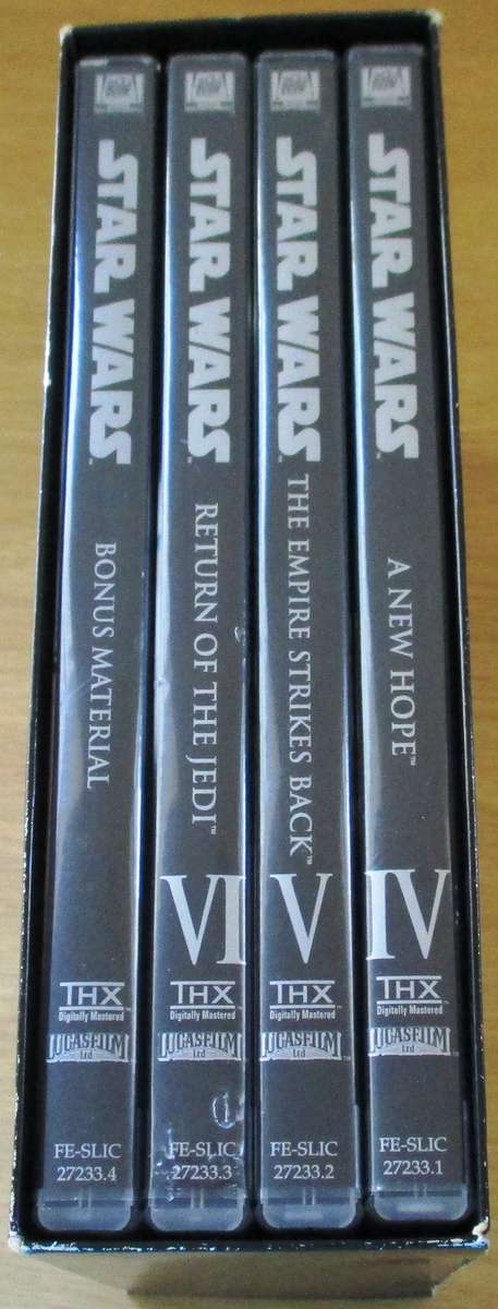 STAR WARS TRILOGY 4xDVD BOX SET [Box Set Shelf]