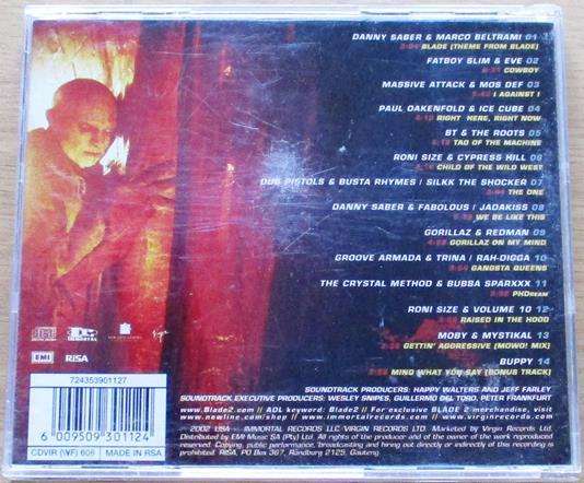 BLADE II O.S.T. CD [Vx7]