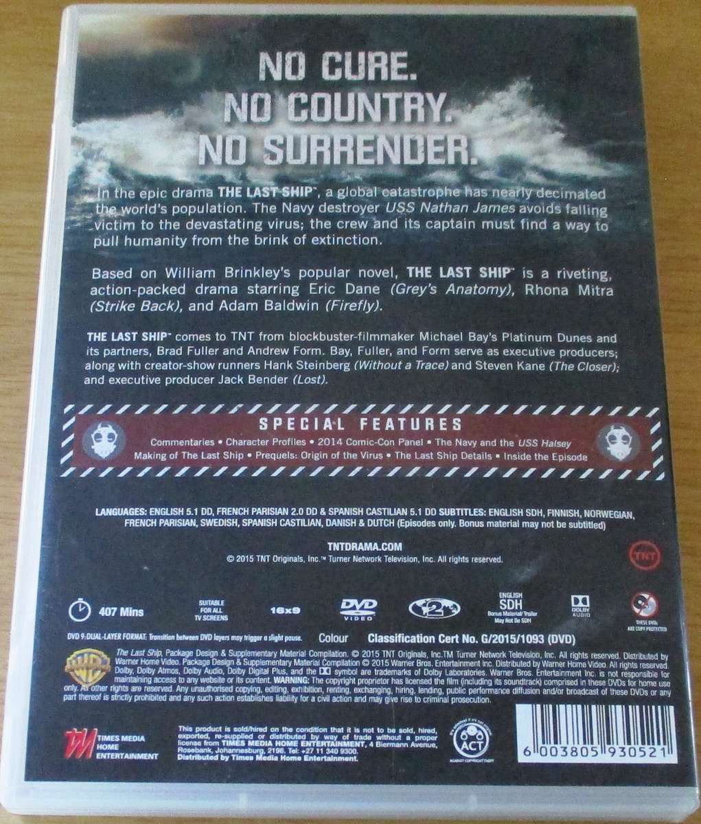 THE LAST SHIP The Complete First Season DVD [Box Set Shelf]