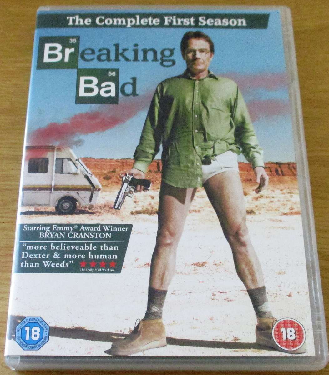 BREAKING BAD The Complete First Season DVD [Box Set Shelf]