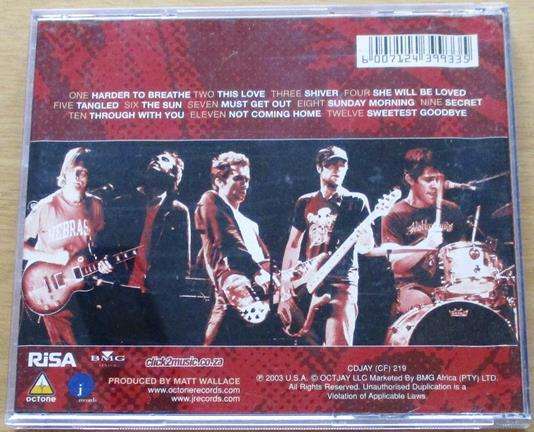MAROON 5  Songs About Jane CD [Gx34]