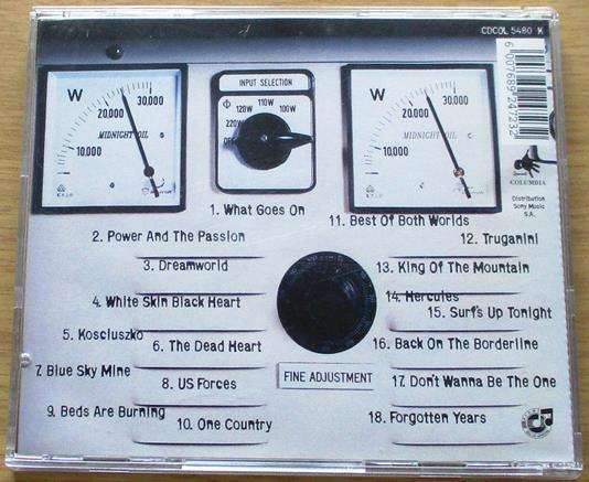 MIDNIGHT OIL 20 000 watt R.S.L. CD [Gx34]