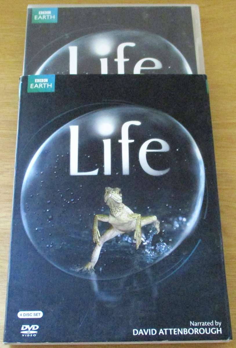 LIFE Narrated by David Attenborough 4xDVD [Box Set Shelf]