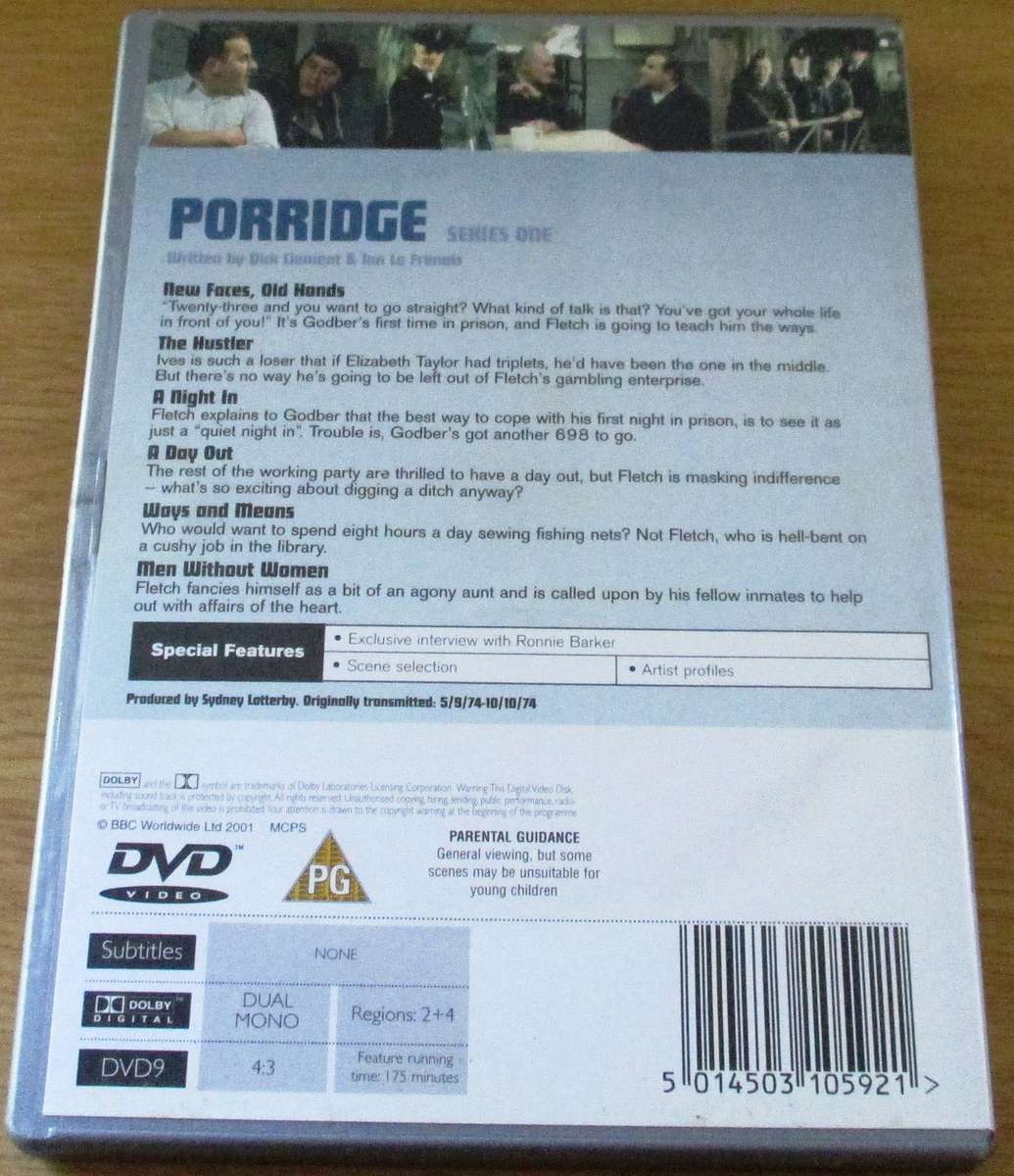 PORRIDGE Series 1 BBC DVD BOX SET [Box Set Shelf]