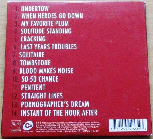 SUZANNE VEGA Close-Up Vol 3, State of Being CD [Gx34]