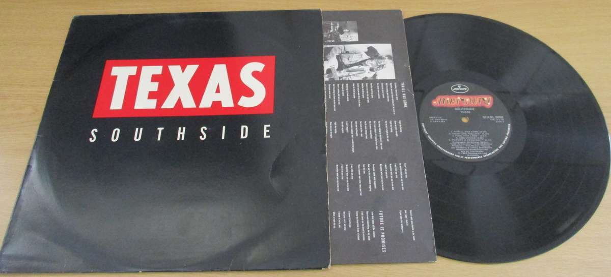 TEXAS Southside South African Pressing LP VINYL Record printed inner sleeve