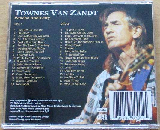 TOWNES VAN DER ZANDT Poncho And Lefty 2xCD