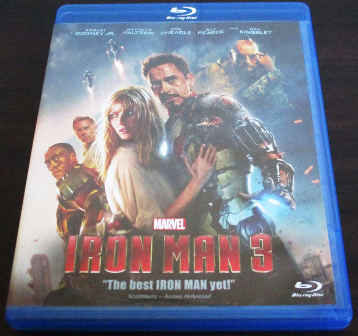 IRON MAN 3 BLU RAY [BLU RAY SHELF]
