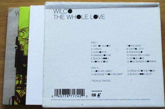 WILCO The Whole Love CD [Gx35]