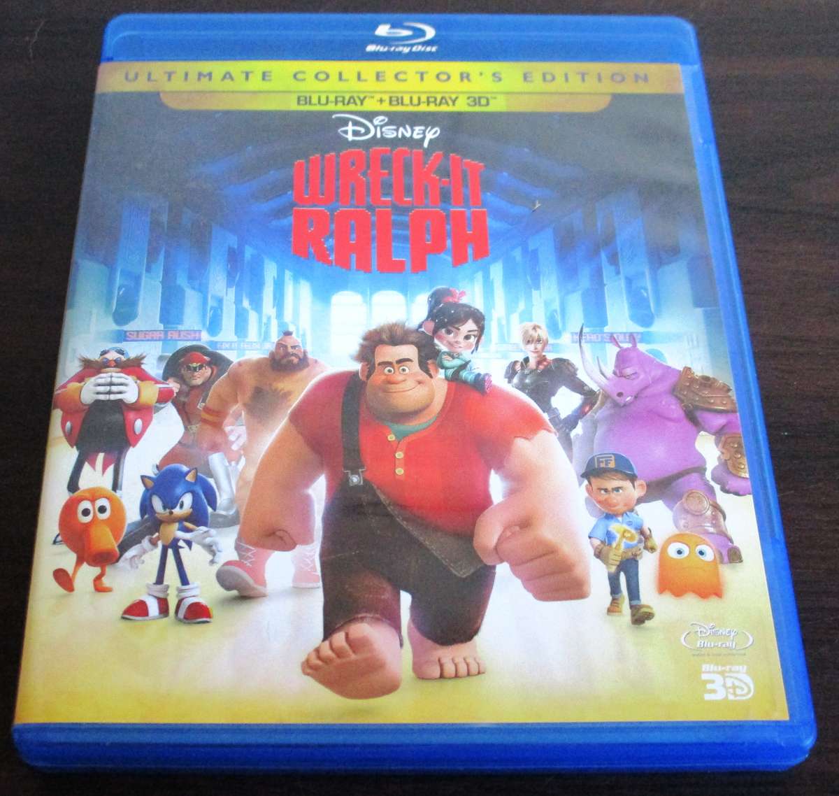 WRECK-IT RALPH BLU RAY + BLU RAY 3D  [BLU RAY SHELF]