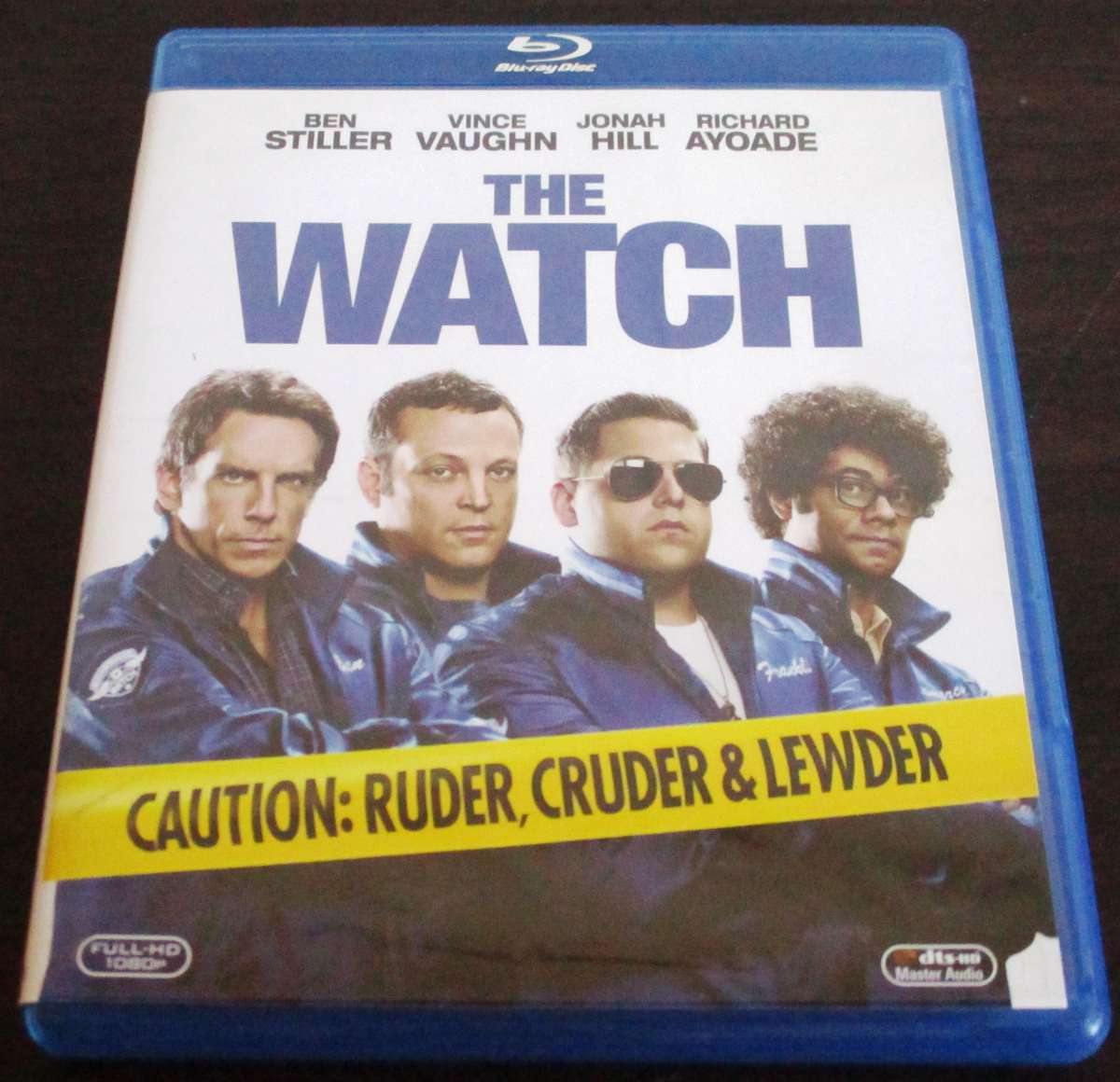 THE WATCH BLU RAY Ben Stiller Vince Vaughn Jonah Hill [BLU RAY SHELF]
