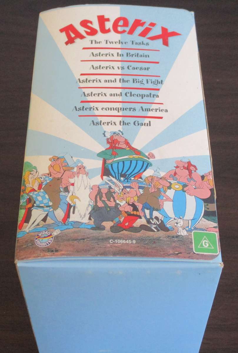 ASTERIX 7 Crazy Adventures 7xDVD BOXSET [BB BOTTOM WHITE SHELF]