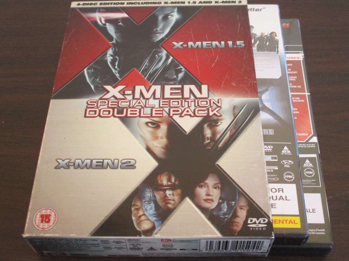 X-MEN 1.5 + 2 Special Edition Double Pack 2xDVD BOXSET [BBx4]