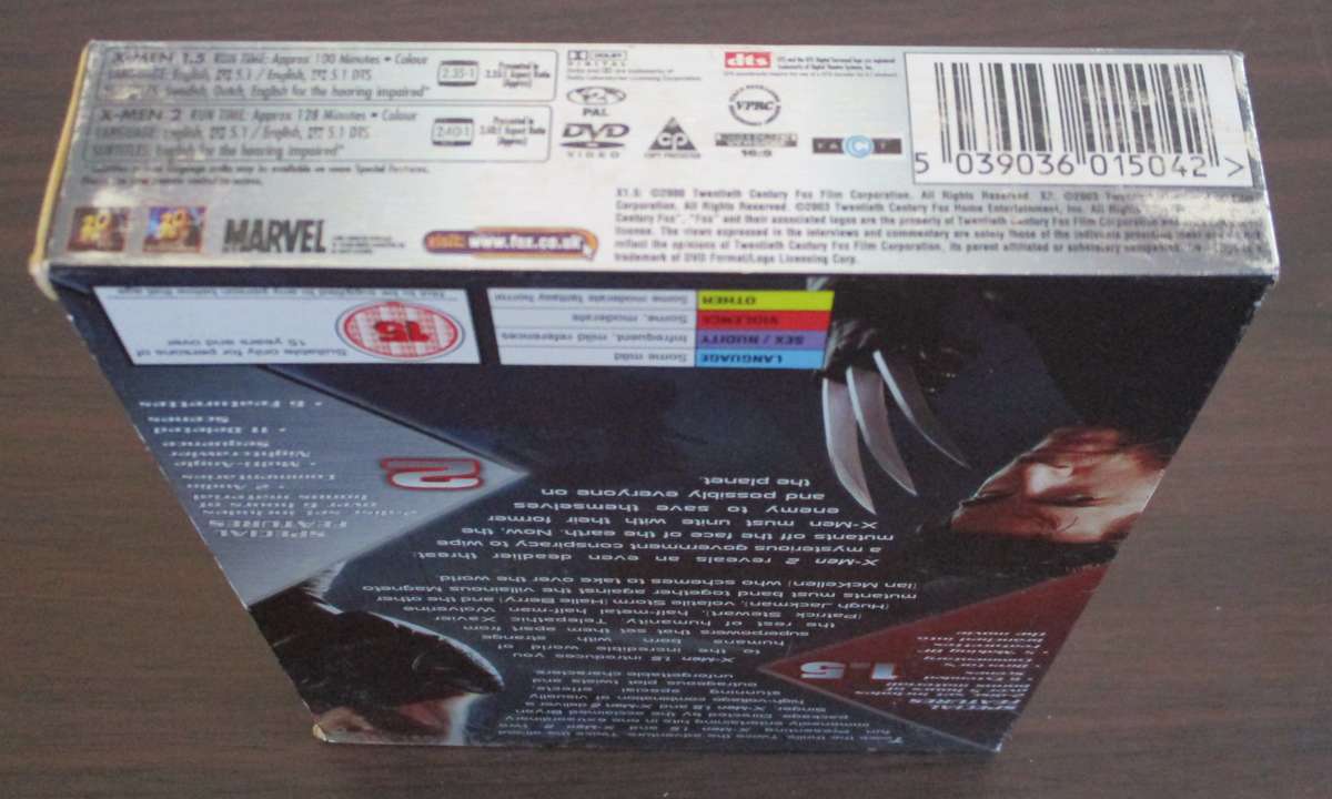 X-MEN 1.5 + 2 Special Edition Double Pack 2xDVD BOXSET [BBx4]