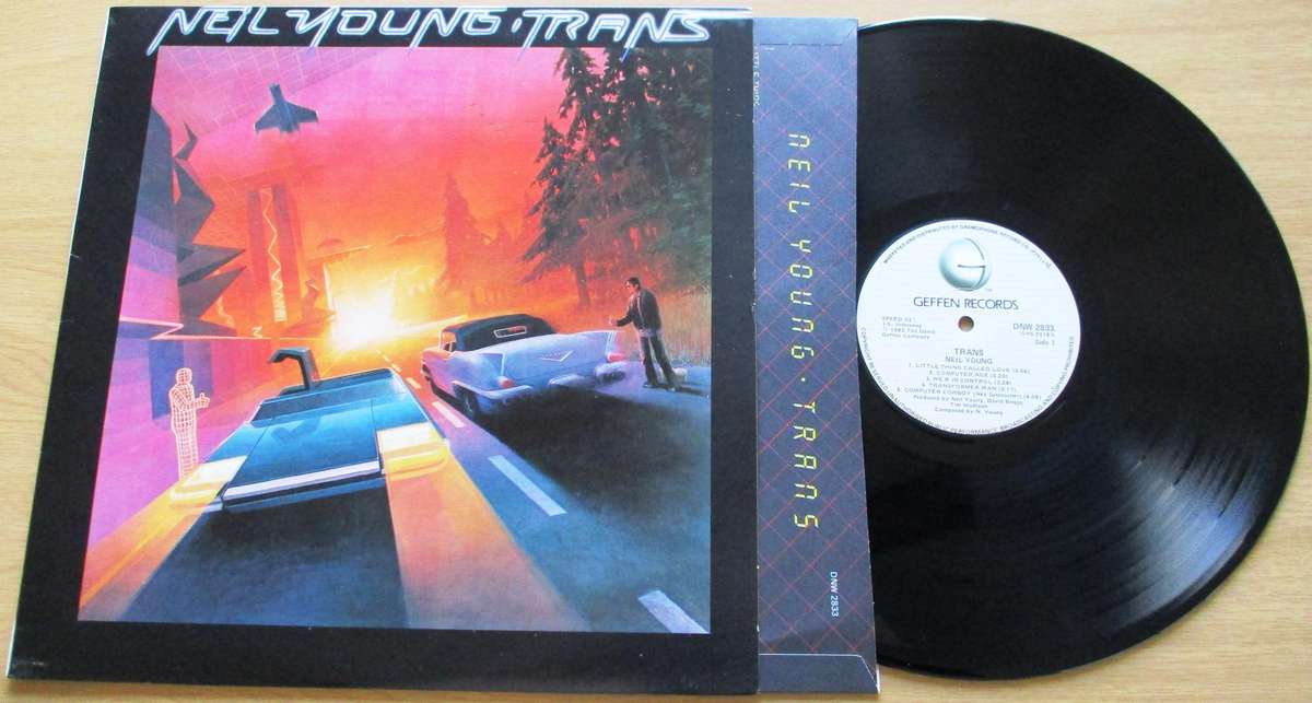 NEIL YOUNG Trans LP VINYL RECORD