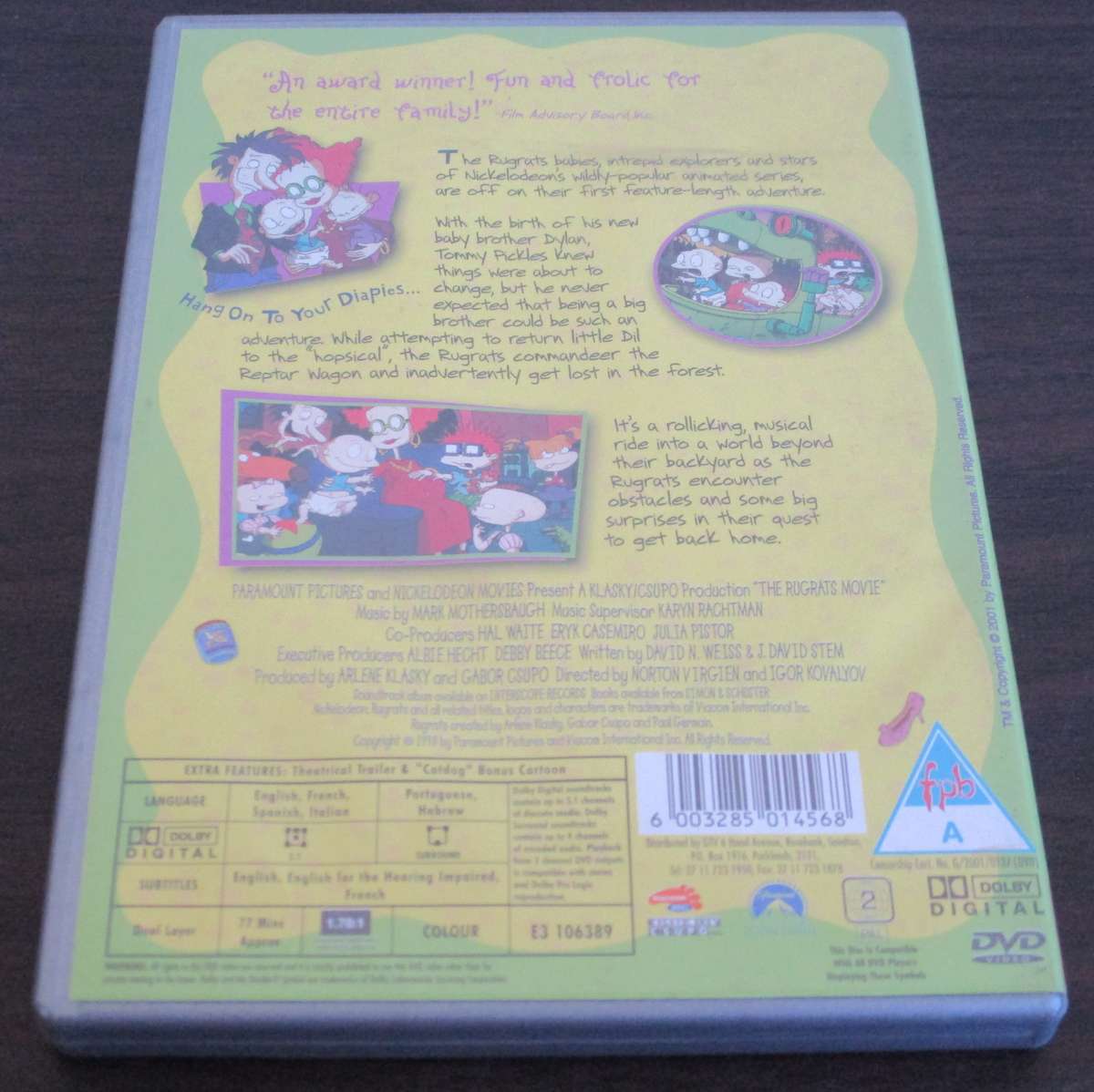 RUGRATS Movie DVD BOXSET [BBOX 5]
