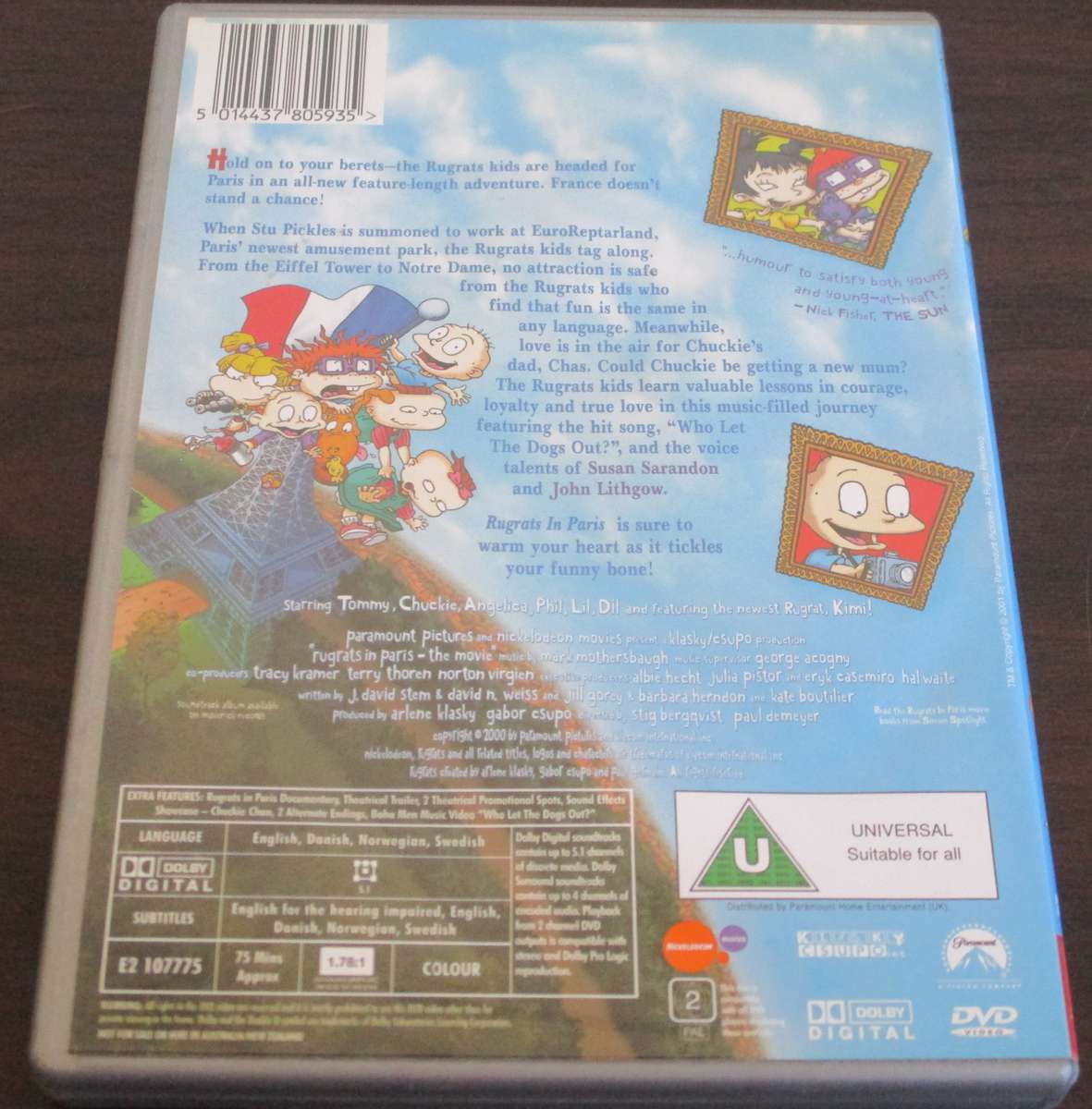 RUGRATS The Movie DVD [BBOX 5]