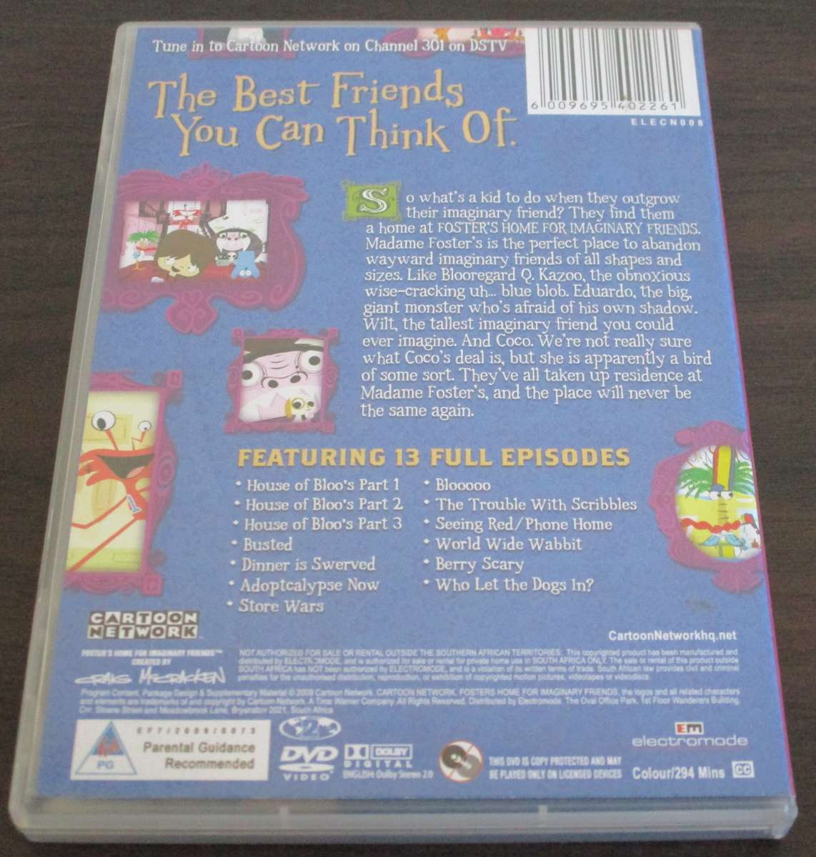 FOSTER'S HOME FOR IMAGINARY FRIENDS The Complete Season 1 DVD BOXSET [BBOX 5]