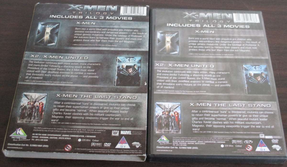 X-MEN TRILOGY: X-Men + X-Men United + the Last Stand 3xDVD [BBOX 8]