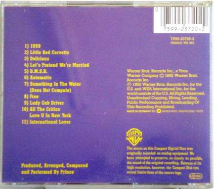PRINCE 1999 CD