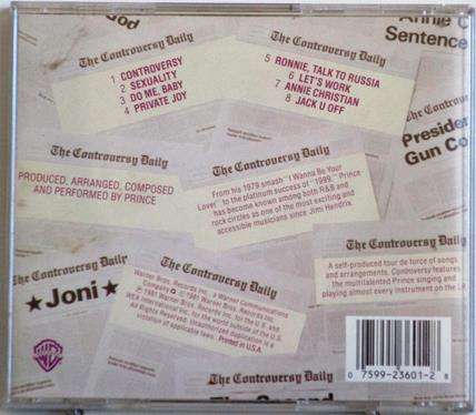 PRINCE Controversy CD