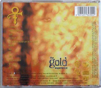 PRINCE The Gold Experience South African release CD