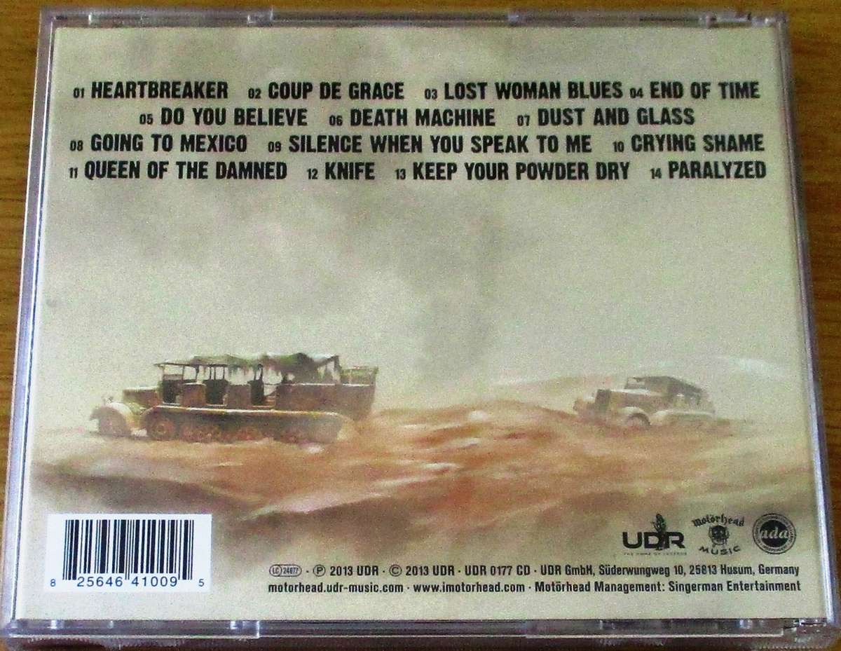 MOTORHEAD Aftershock CD [Shelf Z x 9]