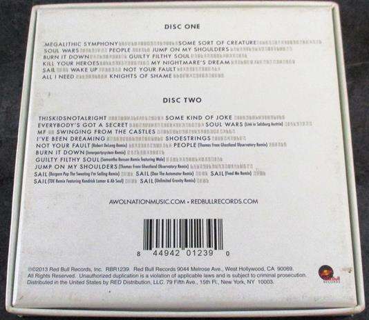 AWOLNATION Megalithic Symphony Deluxe Edition 2xCD [Shelf G x 1]