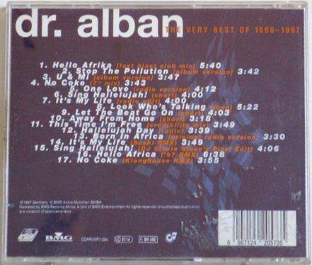 DR. ALBAN The Very Best of 1990-1997 CD  (msr]