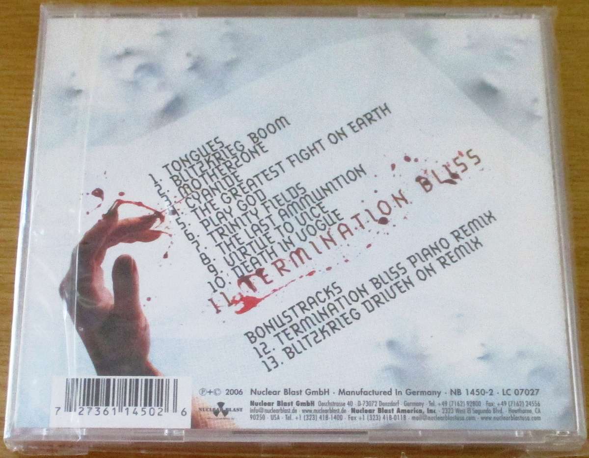 DEATHSTARS Termination Bliss CD [Vx3]