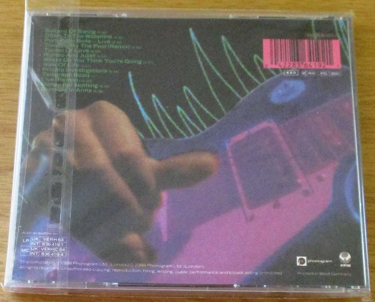 DIRE STRAITS Money for Nothing Best Of CD [Gx29]