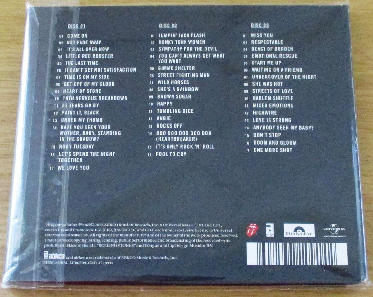 THE ROLLING STONES Grrr! 3xCD [Gx28]