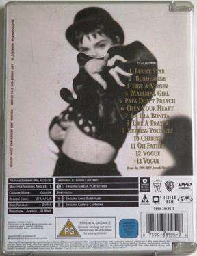 MADONNA The Immaculate Collection DVD