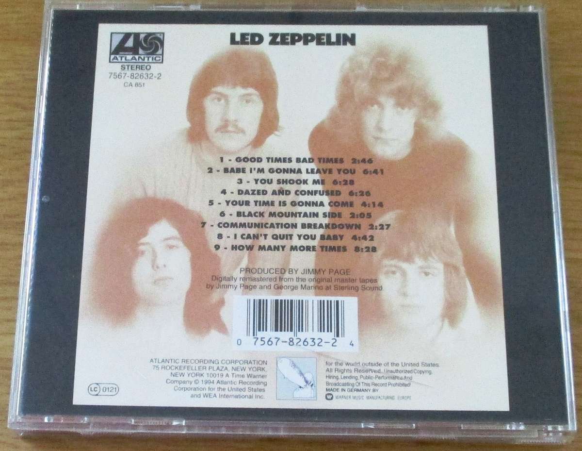 LED ZEPPELIN I CD [Gx23]