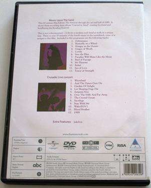 THE MISSION Waves Upon the Sand & Crusade DVD