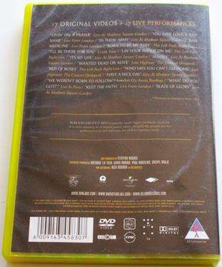 BON JOVI Greatest Hits The Ultimate Video Collection DVD