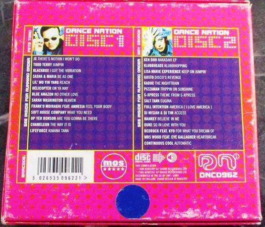 DANCE NATION Part 2 Mixed by Pete Tong and Boy George 2xCD Ministry of Sound